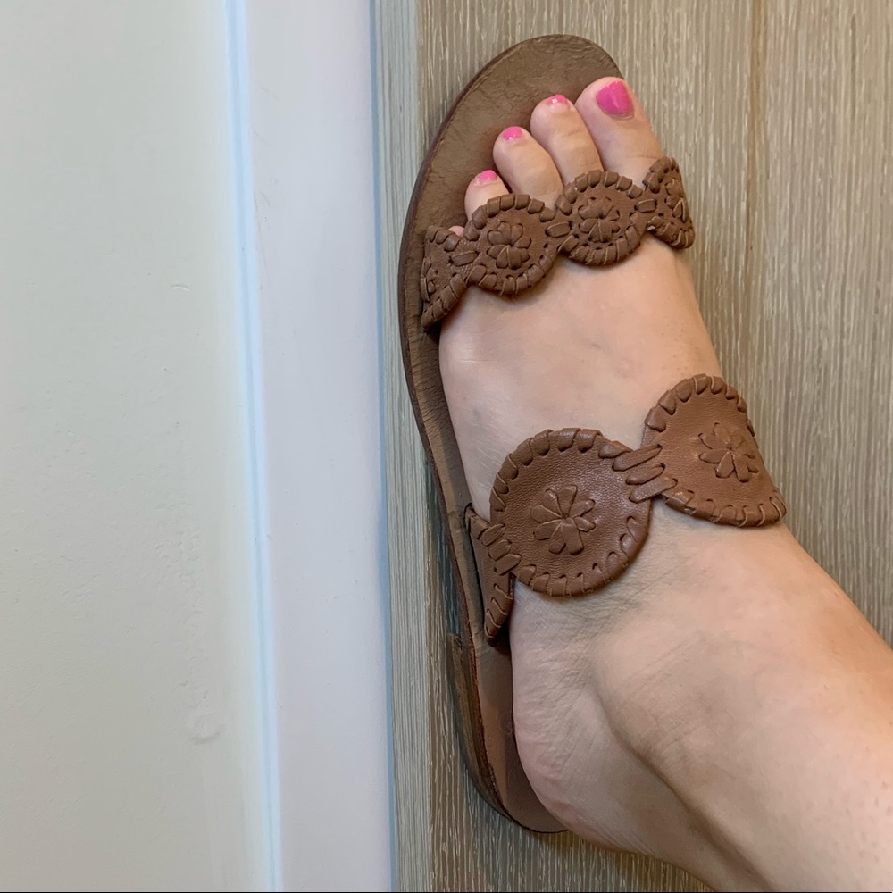 Tan jack rogers sandals